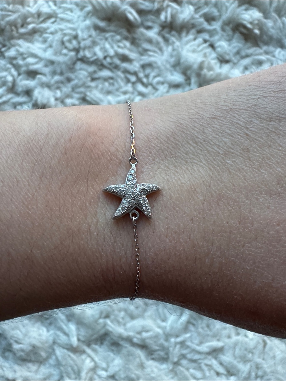 Sterling Silver Starfish Bracelet